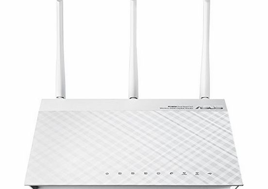 ASUS  RT-N66W N900 2x USB 2.0 Wireless Dual Band Router - White