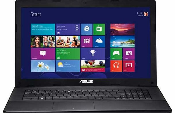 Asus X75A 17.3 Inch 1TB 8GB Laptop - Black