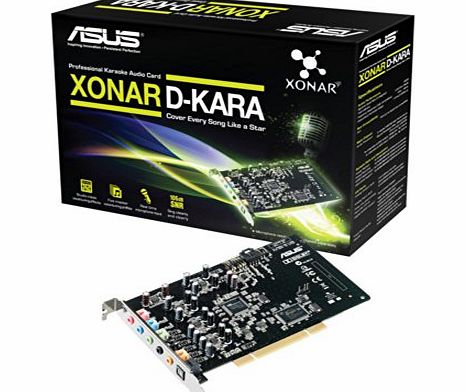 ASUS Xonar D-Kara PCIe Sound Card for Gaming