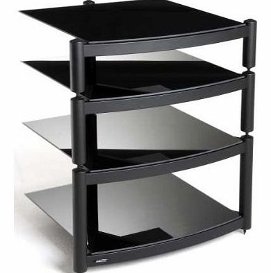 Atacama Equinox Black 4 Shelf R.S HiFi Stand