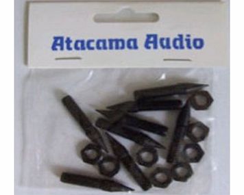 Atacama M6 Carpet Spikes with Lock Nuts