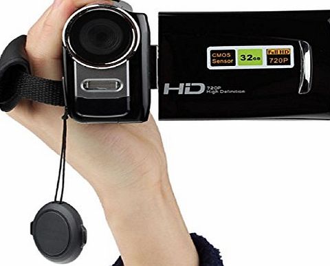 atdoshop  1PC HD 720P 12MP Digital Video Camcorder Camera DV 3.0 TFT LCD 8x ZOOM (Black)