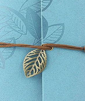 atdoshop (TM) Vintage Dark Green PU Leather Cover Loose Leaf Blank Notebook Journal Diary Gift (Blue)