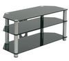 ATECA AT130-BP TV Stand - black glass
