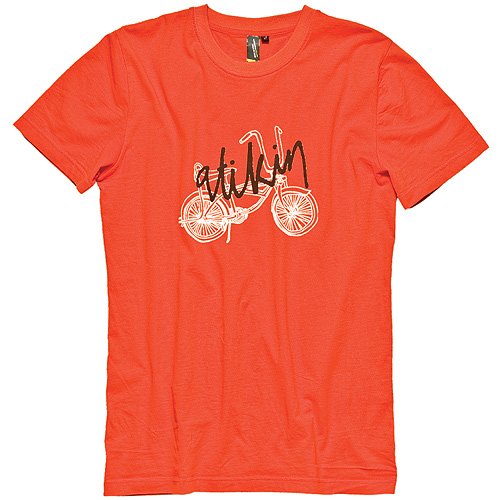 Mens Atikin Toothpick Tee Scarlet