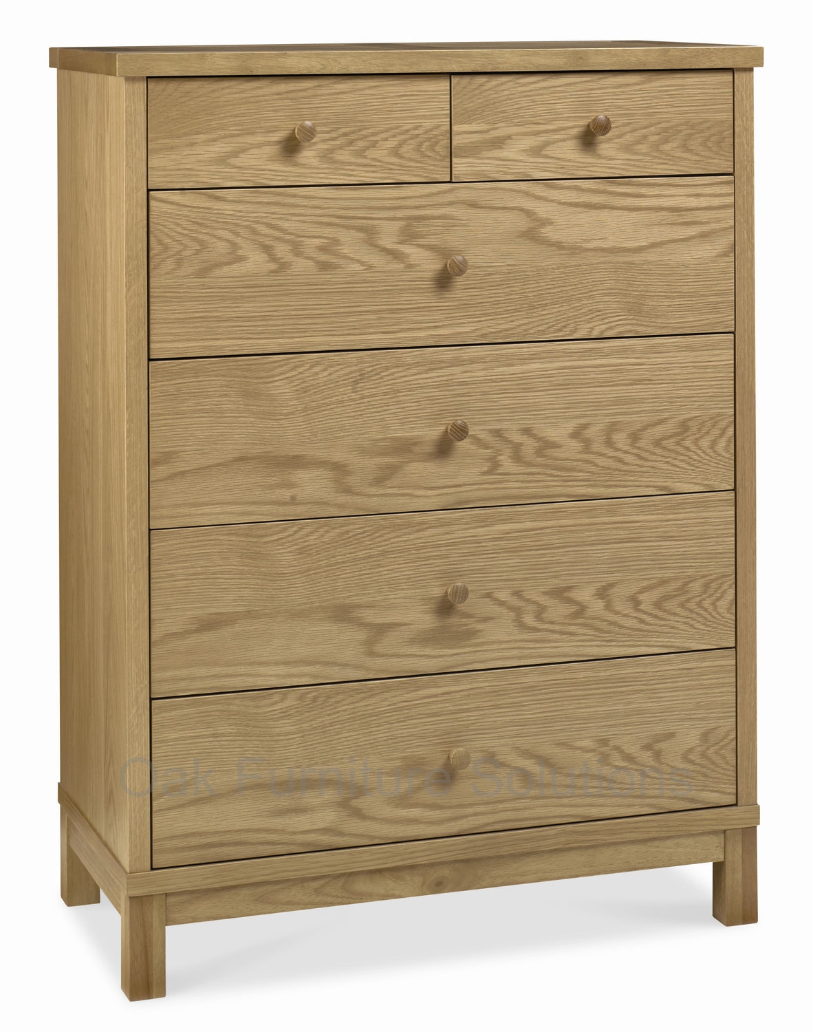 Atlanta Oak 2 4 Drawer Chest