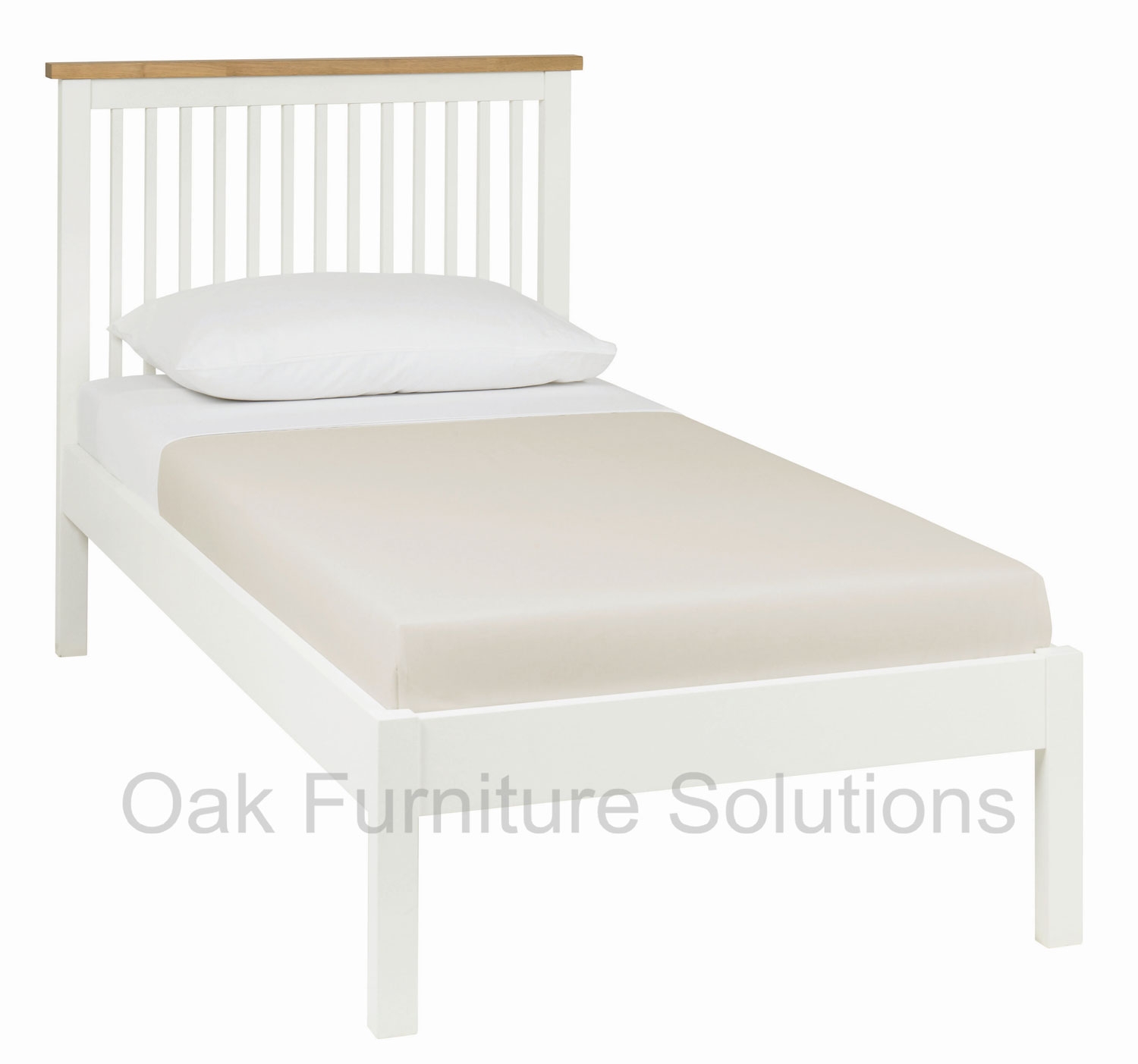 Two Tone Low Footend Bedstead - 90cm -