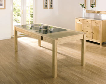 End Extension Dining Table 160-200cm