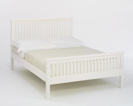 Ivory Bedstead - Small Double (Sprung
