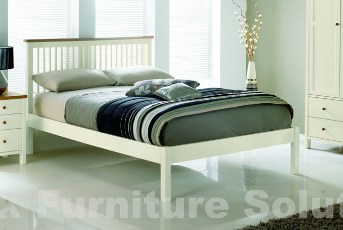 Two Tone Low Footend Bedstead - Single