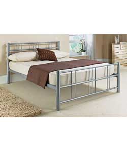 atlas Double Bed with Pillow Top Mattress
