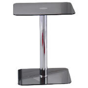 Pedestal Side Table, Black
