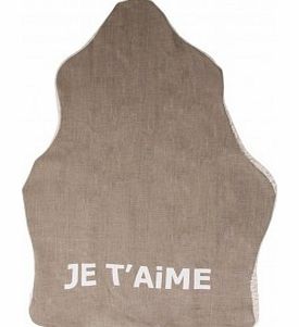 Atsuyo Akiko Fleece Je taime cover - Ivory `One size