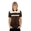 Atticus Polo Shirt - Nerve (Chocolate)