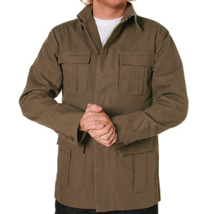 Atticus Rainbow Jacket - Khaki