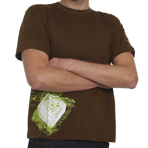 Atticus Reel Tee shirt - Chocolate