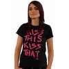 Skinny T-shirt - This/That (Black)