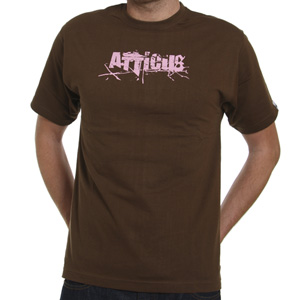 Atticus Stress Tee shirt - Chocolate