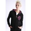 Atticus Zip Hoodie - Loveshack (Black)