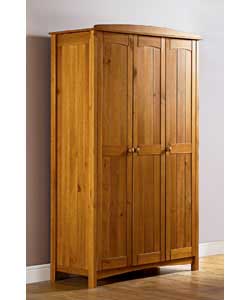3 Door Wardrobe - Pine
