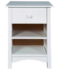 Auckland WOW 1 Drawer Chest - White