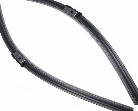 Audew  2x Flat Front Car Windscreen Wiper Blades for Ford Galaxy 01-06