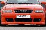 A3 S3 Look Rieger Front Bumper Inc Mesh No HeadLamp Washers ABS