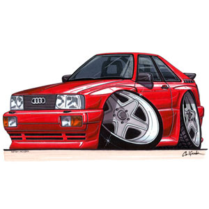 audi Quattro - Red T-shirt