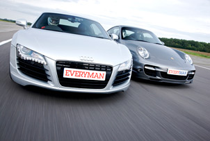 Audi R8 vs Porsche GT3 RS