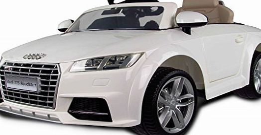Audi White 6v Audi TT Roadster Kids Electric Car with Parental Remote Control
