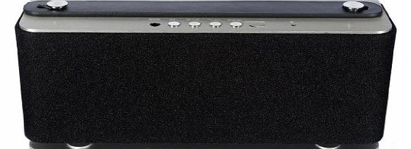 Audio Dynamix X05-UE2 Aluminium Bluetooth V4.0 Speaker - Silver - 3000mah providing 40hrs playtime on a single charge, Bluetooth range 40mtrs and Apt-X