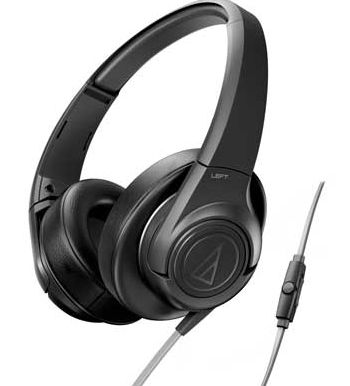 Audio Technica AX3iS Over-Ear Headphones - Black