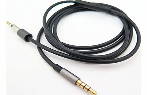 Audio123 Ltd AUDIO123 cable cord with Remote Mic for AKG K450 K451 Q460 K480 for iPhone IOS used only