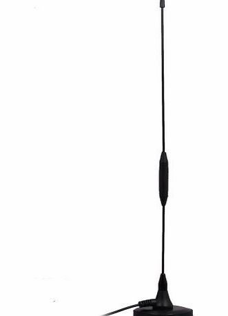 August DTA218 Freeview TV Aerial - Portable Indoor/Outdoor Digital Antenna for USB TV Tuner / DVB-T Television / DAB Radio - With Magnetic Base