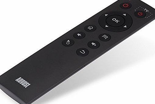 August PCR450 - Air Mouse Multimedia Remote Control for Android TV Box and Pc, iOS, Radio Frequency Remote Control via USB