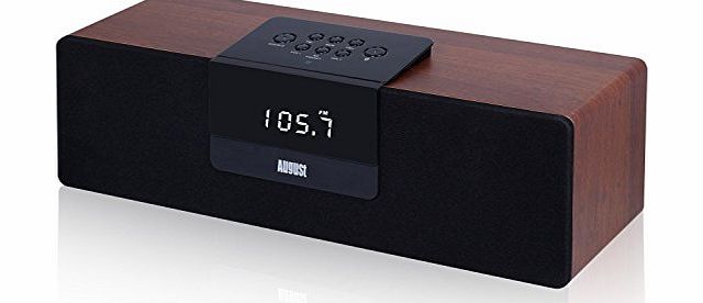SE50 - 30W Bluetooth Stereo Speaker System with FM Radio -Wireless HiFi with 3.5mm AUX-in for non-Bluetooth devices - Compatible with iPhone, Samsung Galaxy, Nokia, HTC, Blackberry, Google, LG,