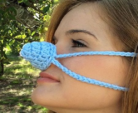 Aunt Martys Nose Warmers Light Blue Nose Warmer by Aunt Martys Nose Warmers