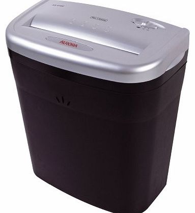 Aurora AS610C 6 Sheet Cross-Cut Shredder with Waste Bin