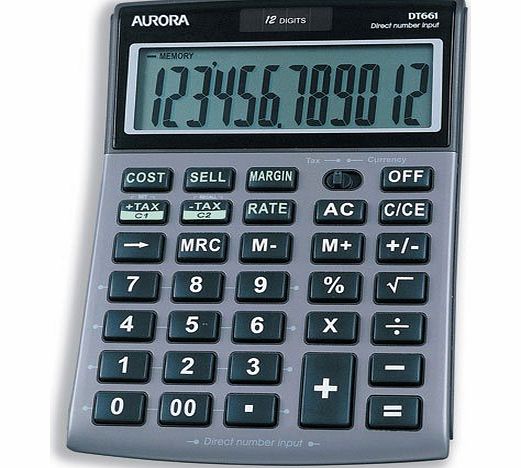 Aurora DT661 Business Calculator (With Cost Sell Margin and Tax)