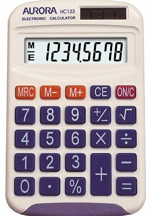 Aurora HC133 Handheld Calculator (Ideal for Primary School Use)