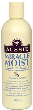 aussie miracle moist shampoo 300ml