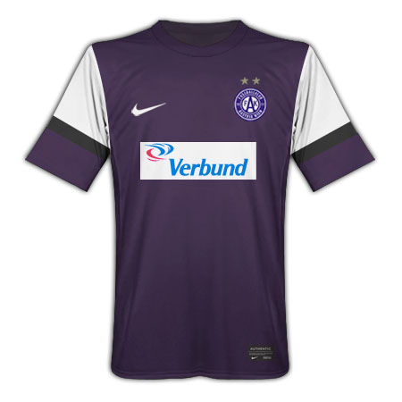 Austria Nike 2010-11 Austria Vienna Nike Home Football Shirt