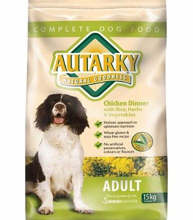 Autarky Adult Dry Dog Food Chicken 15 Kg