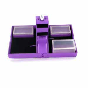 Authentics Gem Jewellery Case - Aluminium Purple