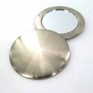 Authentics Pivot Compact Mirror (Matte Steel)