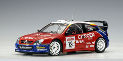 AUTOart 2003 Citroen Xsara WRC Winner San Remo Rally - S