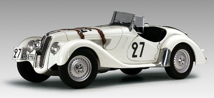 AUTOart BMW 328 Roadster Lemans 1938 #27 White