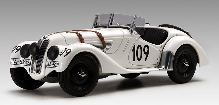 AUTOart BMW 328 Roadster Mille Miglia 1938 109 White