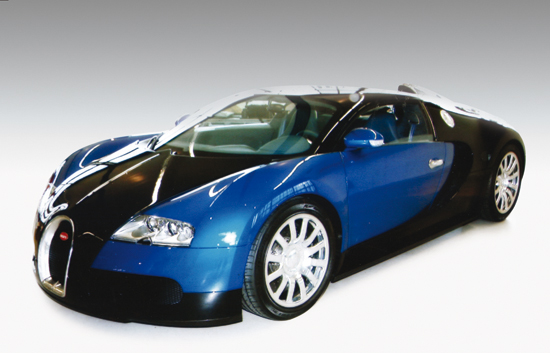 Bugatti EB 16.4 Veyron Production Car Blue/Black