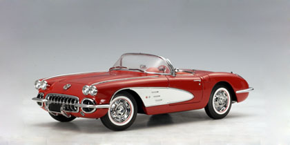 AUTOart Chevrolet Corvette 1959 Ltd 6000pcs in Red